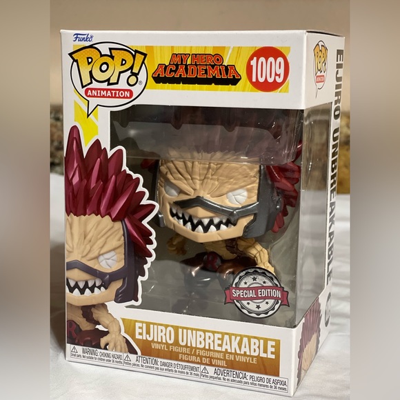 Funko Pop 1009 EIJIRO UNBREAKABLE
VINYL FIGURE - Picture 1 of 1